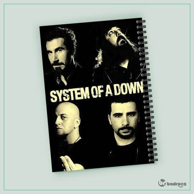 دفتر یادداشت System of a down - سیستم آو ا داون