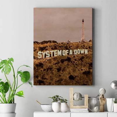 تابلو کنواس (بوم) System of a down - سیستم آو ا داون 4