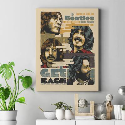 تابلو کنواس (بوم) The Beatles - بیتلز