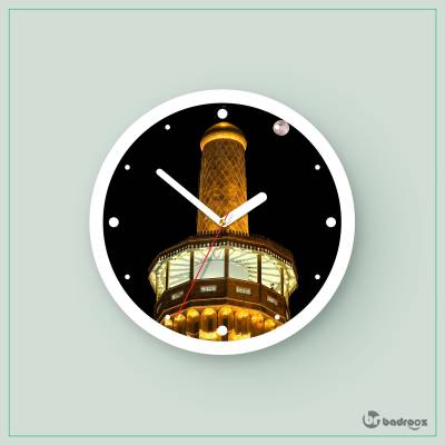 ساعت دیواری   گلدسته حرم امام رضا (ع)