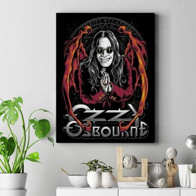 تابلو کنواس (بوم) Ozzy Osbourne - آزی آزبورن 8