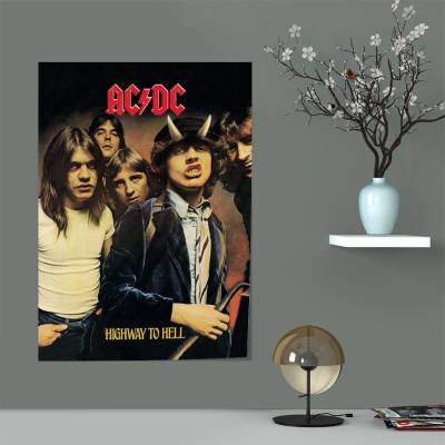 پوستر سیلک AC/DC - ای‌سی/دی‌سی