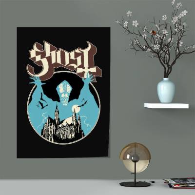 پوستر سیلک Ghost - گوست