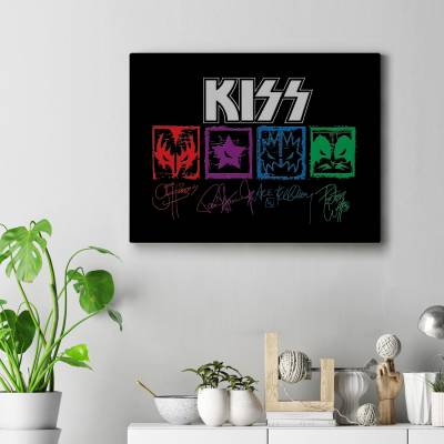 تابلو کنواس (بوم) Kiss - کیس