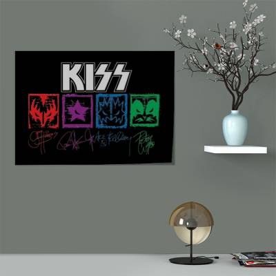 پوستر سیلک Kiss - کیس