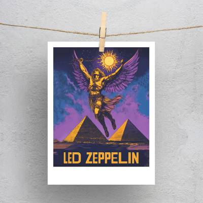 پولاروید(فتوکارت) Led Zeppelin - لد زپلین