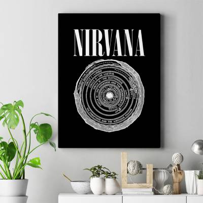 تابلو کنواس (بوم) Nirvana - نیروانا 6