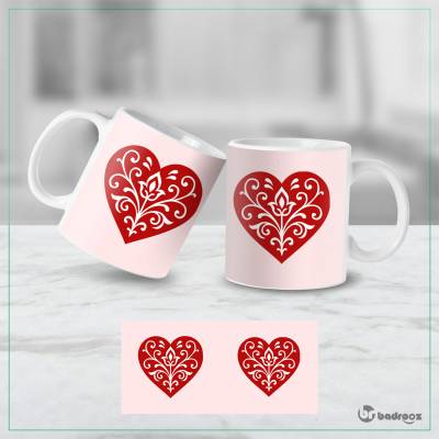 ماگ  قلب اسلیمی