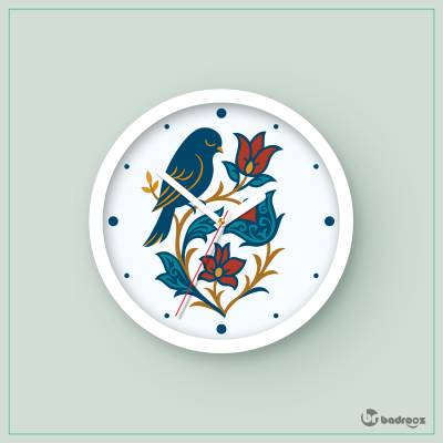 ساعت دیواری  مرغ مینا اسلیمی