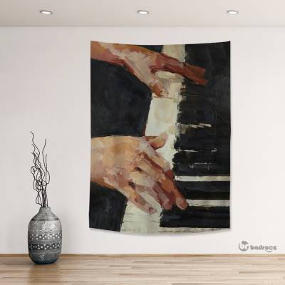 بک دراپ پیانو