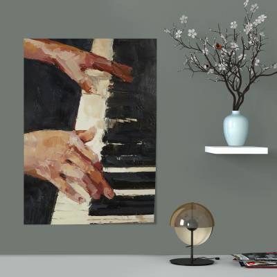 پوستر سیلک پیانو