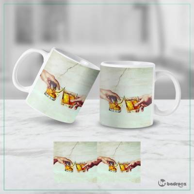 ماگ  آفرینش آدم - The Creation of Adam