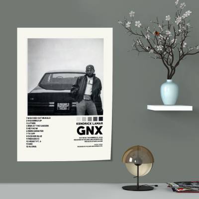 پوستر سیلک کندریک لامار - Kendrick Lamar GNX
