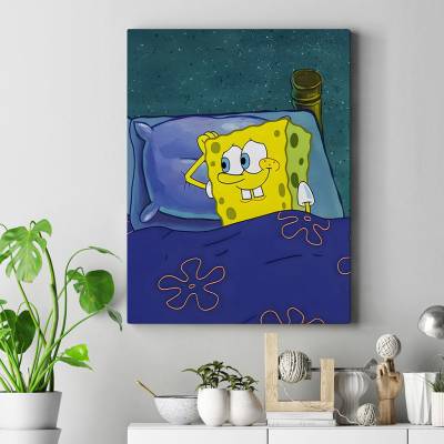 تابلو کنواس (بوم) باب اسفنجی - Spongebob 2