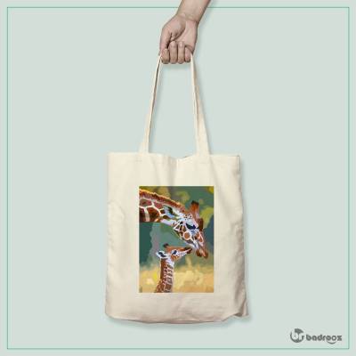 کیف خرید کتان (توت بگ) آغوش بلند