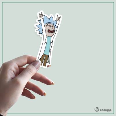 استیکر و برچسب ریک کوچولو (Tiny Rick)-6