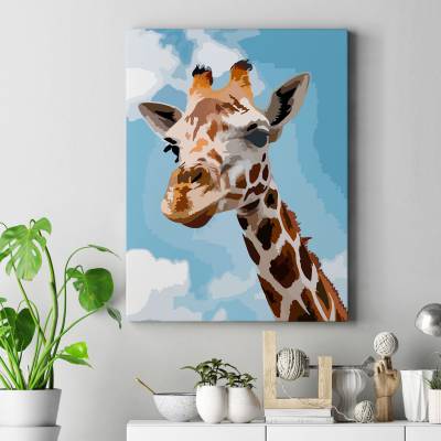 تابلو کنواس (بوم) چشم های مهربان