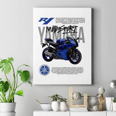 تابلو کنواس (بوم) یاماها - Yamaha YZF-R1