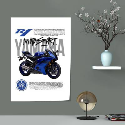 پوستر سیلک یاماها - Yamaha YZF-R1
