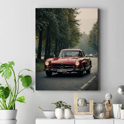 تابلو کنواس (بوم) مرسدس بنز - Mercedes Benz 300 SL