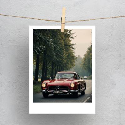 پولاروید(فتوکارت) مرسدس بنز - Mercedes Benz 300 SL