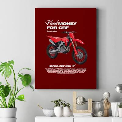 تابلو کنواس (بوم) هوندا - Honda CRF 250