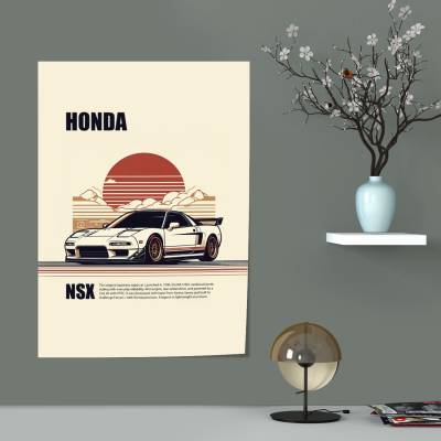 پوستر سیلک هوندا - Honda NSX 2