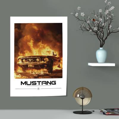 پوستر سیلک فورد موستانگ - Ford Mustang 2