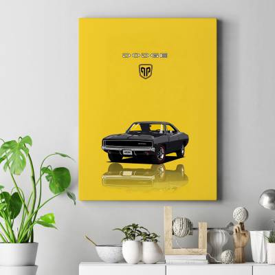 تابلو کنواس (بوم) دوج - Dodge