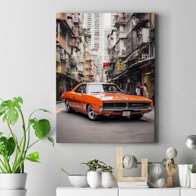 تابلو کنواس (بوم) دوج چارجر - 440 Dodge Charger