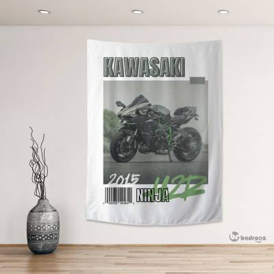 بک دراپ کاوازاکی نینجا - Kawasaki Ninja H2R