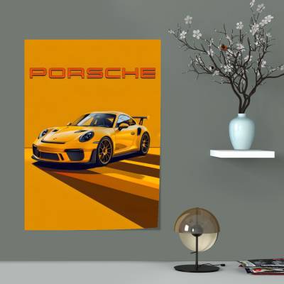 پوستر سیلک پورشه - Porsche 911 3