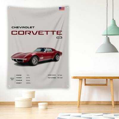 دراپ بنر شورلت - Chevrolet Corvette C3