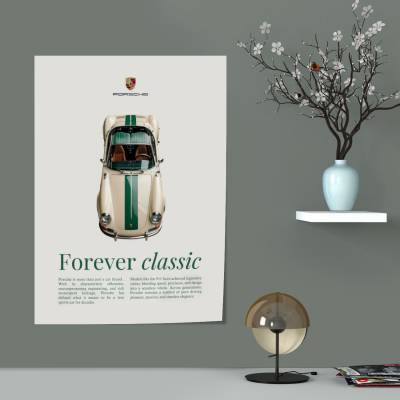 پوستر سیلک پورشه - Porsche 911 6