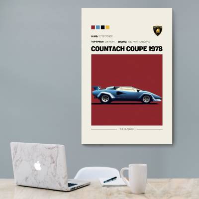 شاسی  لامبورگینی - Lamborghini Countach Coupe 1978