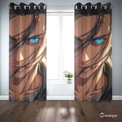 پرده پانچ انیمه اتک تایان.