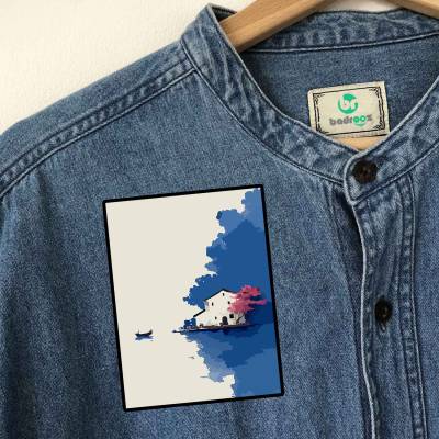 پچ حرارتی (برچسب لباس) پناه آبی