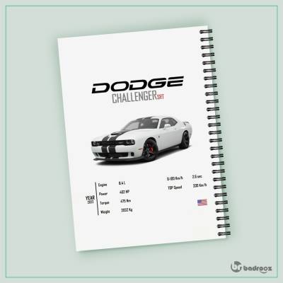دفتر یادداشت دوج چلنچر - Dodge Challenger SRT