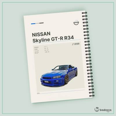 دفتر یادداشت نیسان - Nissan Skyline 
