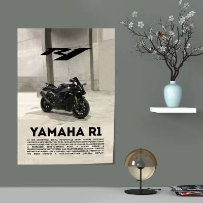 پوستر سیلک یاماها - Yamaha R1