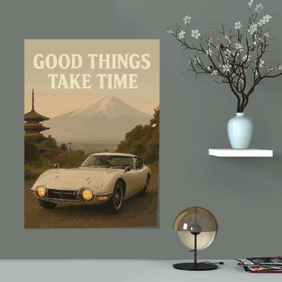 پوستر سیلک تویوتا - Toyota 2000GT