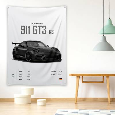 دراپ بنر پورشه - Porsche 911 Turbo GT3 RS