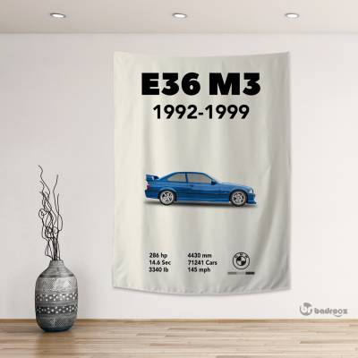 بک دراپ بی ام و - BMW E36 M3