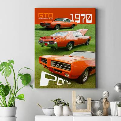تابلو کنواس (بوم) پونتیاک - Pontiac GTO