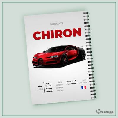 دفتر یادداشت بوگاتی - Buggati Chiron