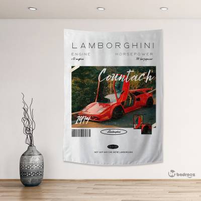 بک دراپ لامبورگینی - Lamborghini Countach 