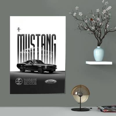 پوستر سیلک فورد موستانگ - Ford Mustang 5
