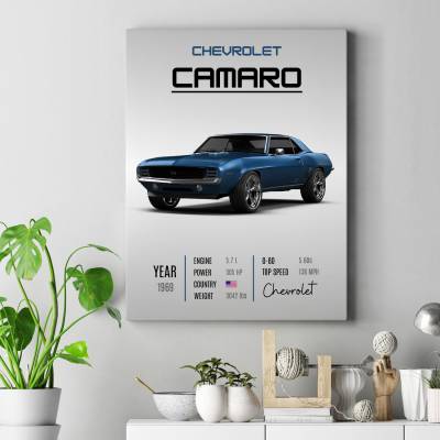تابلو کنواس (بوم) شورلت - Chevrolet Camaro