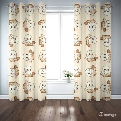 پرده پانچ روح کارتونی کتاب‌خوان