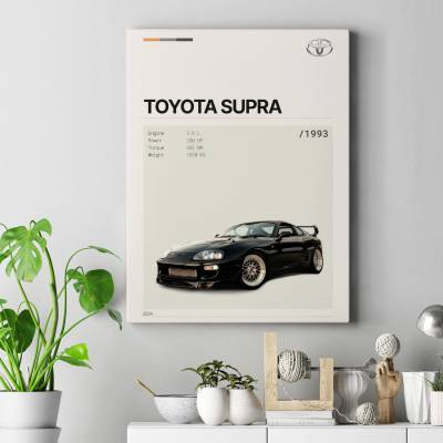 تابلو کنواس (بوم) تویوتا - Toyota Supra
